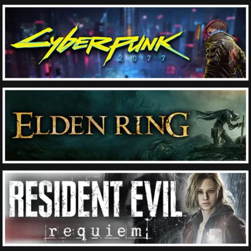 Cyberpunk +Elden Ring +RE Requiem